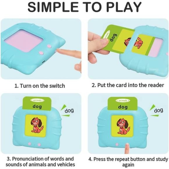 Toddler Toys for 2 3 4 5 Years Old Boys, 224 Sight Words Talking Flash Cards - Picture 6 of 6